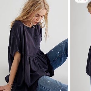 Free People Grey Moon City Top (wore it as a dress)
